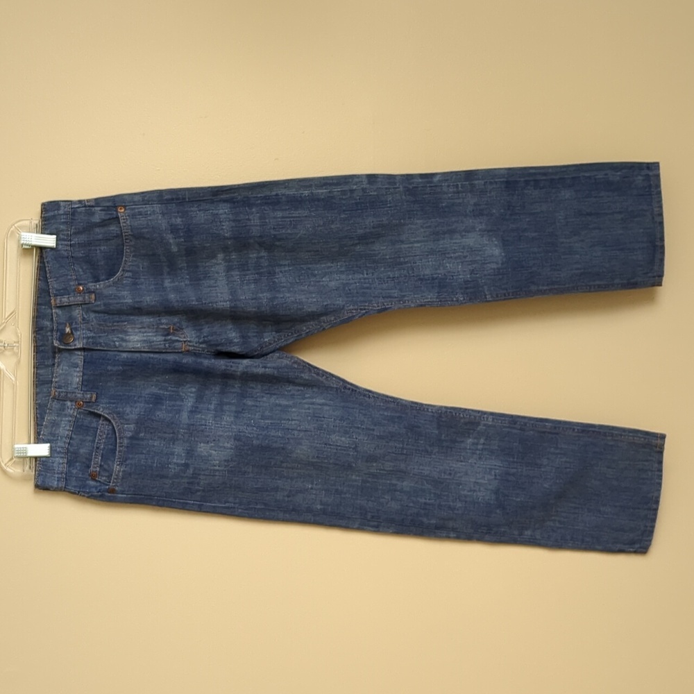 30 Wrangler Blue Denim Jeans Casual Basic Autumn Solid Color Lightweight